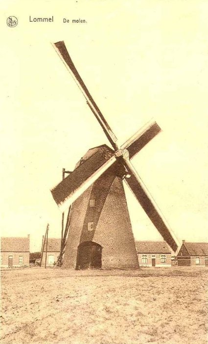 Nieuwe Molen Stenen Molen Molen Mennen Van Leemputtenmolen